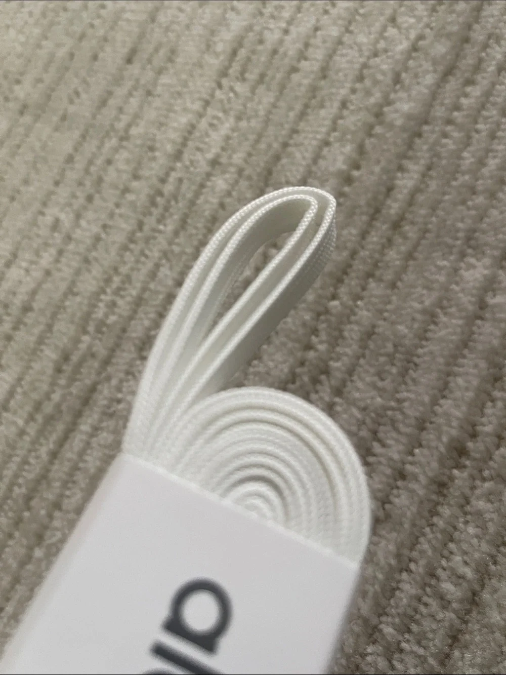 ALO BNWT white laces
